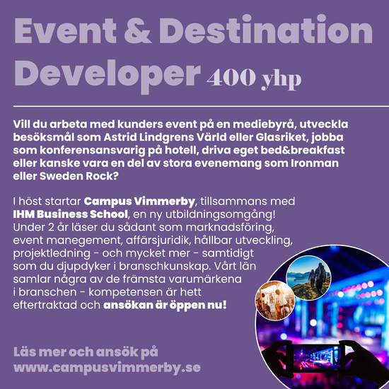 Event and destination developer